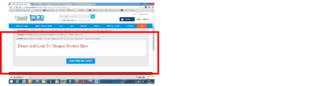 Show to input link